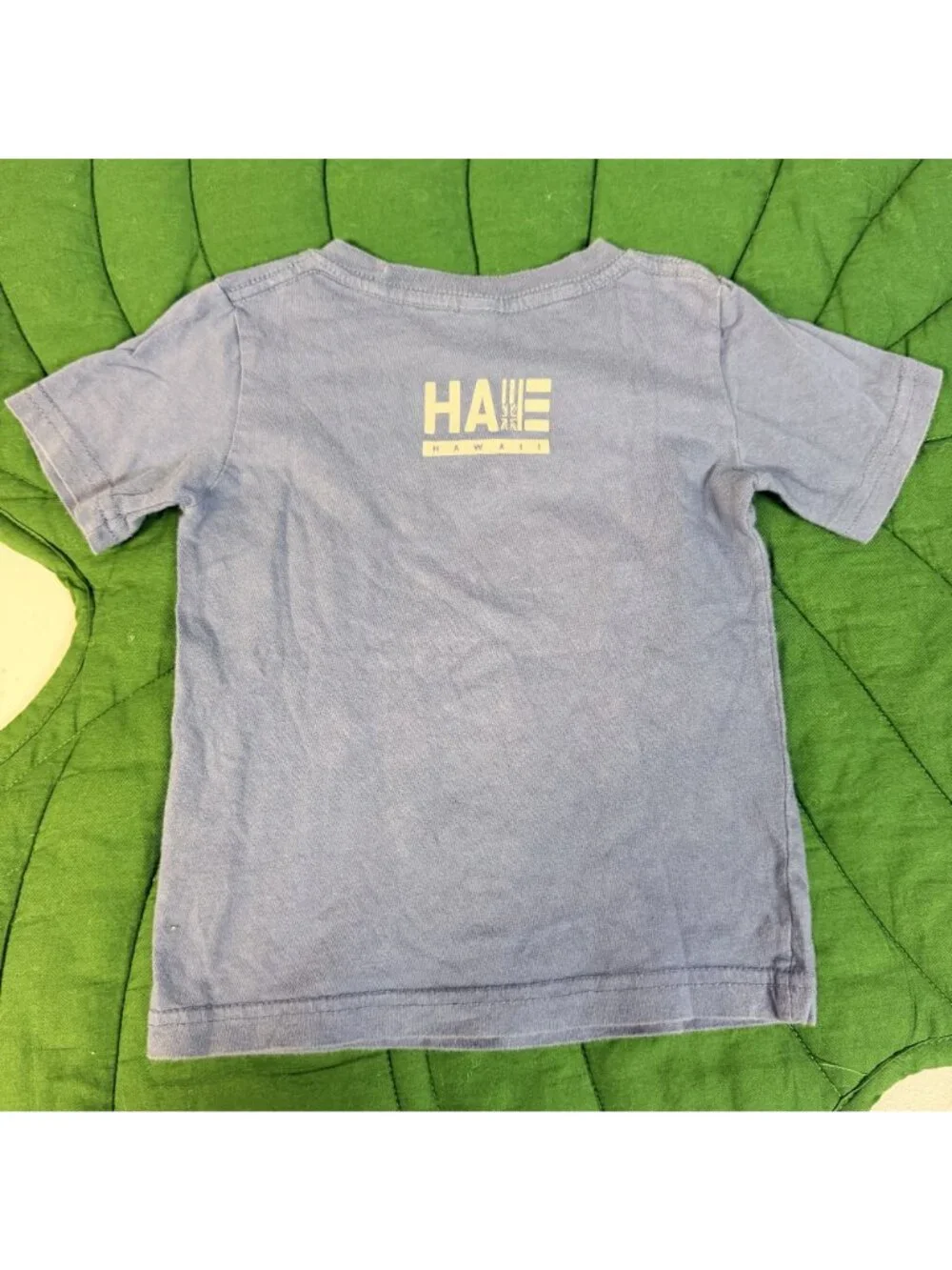 Hae Hawaii Toddler 2T Blue Short Sleeve Graphic Tee Tshirt